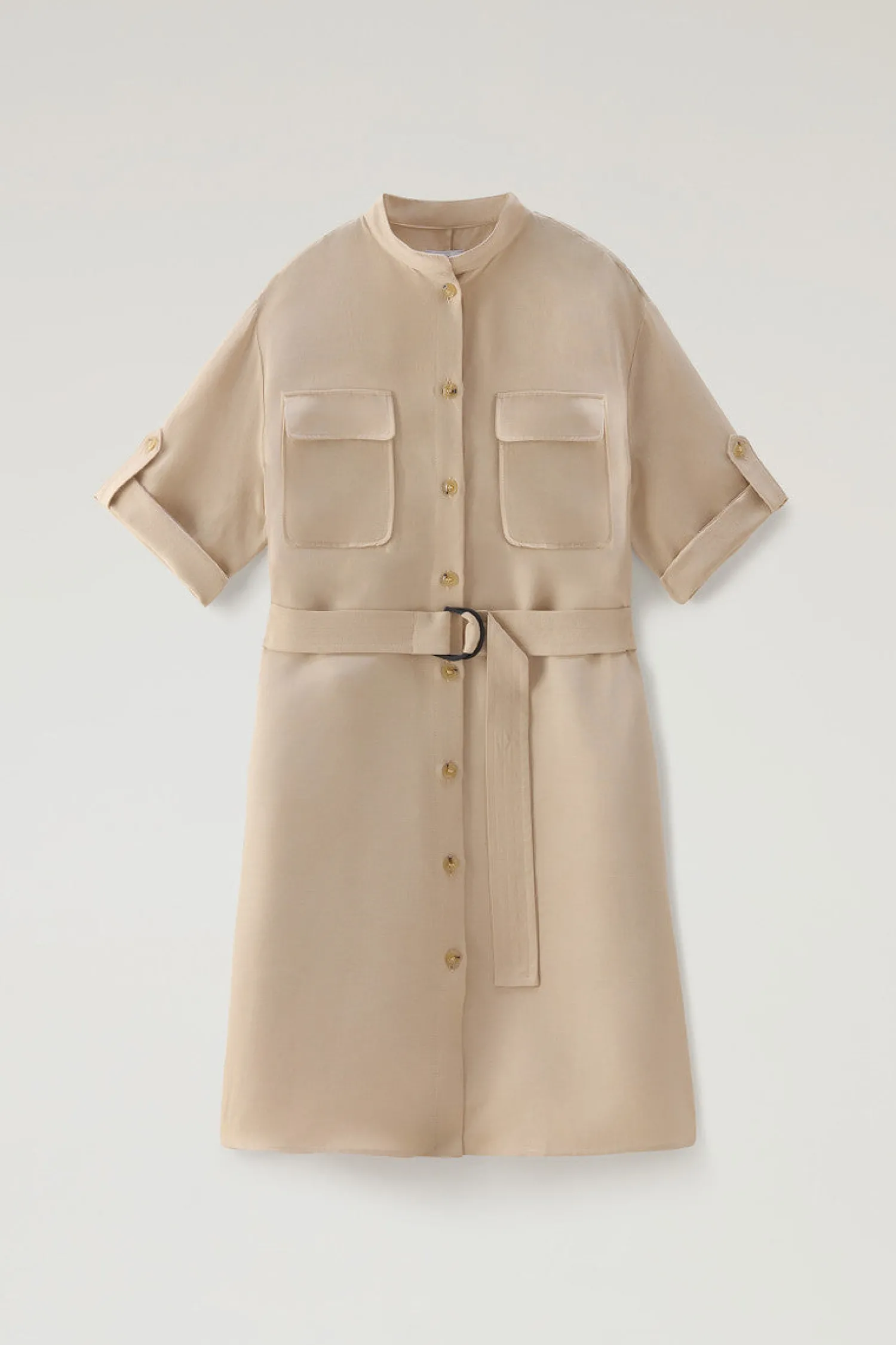 Sale Vestito in Misto Viscosa e Lino / Donna Abiti