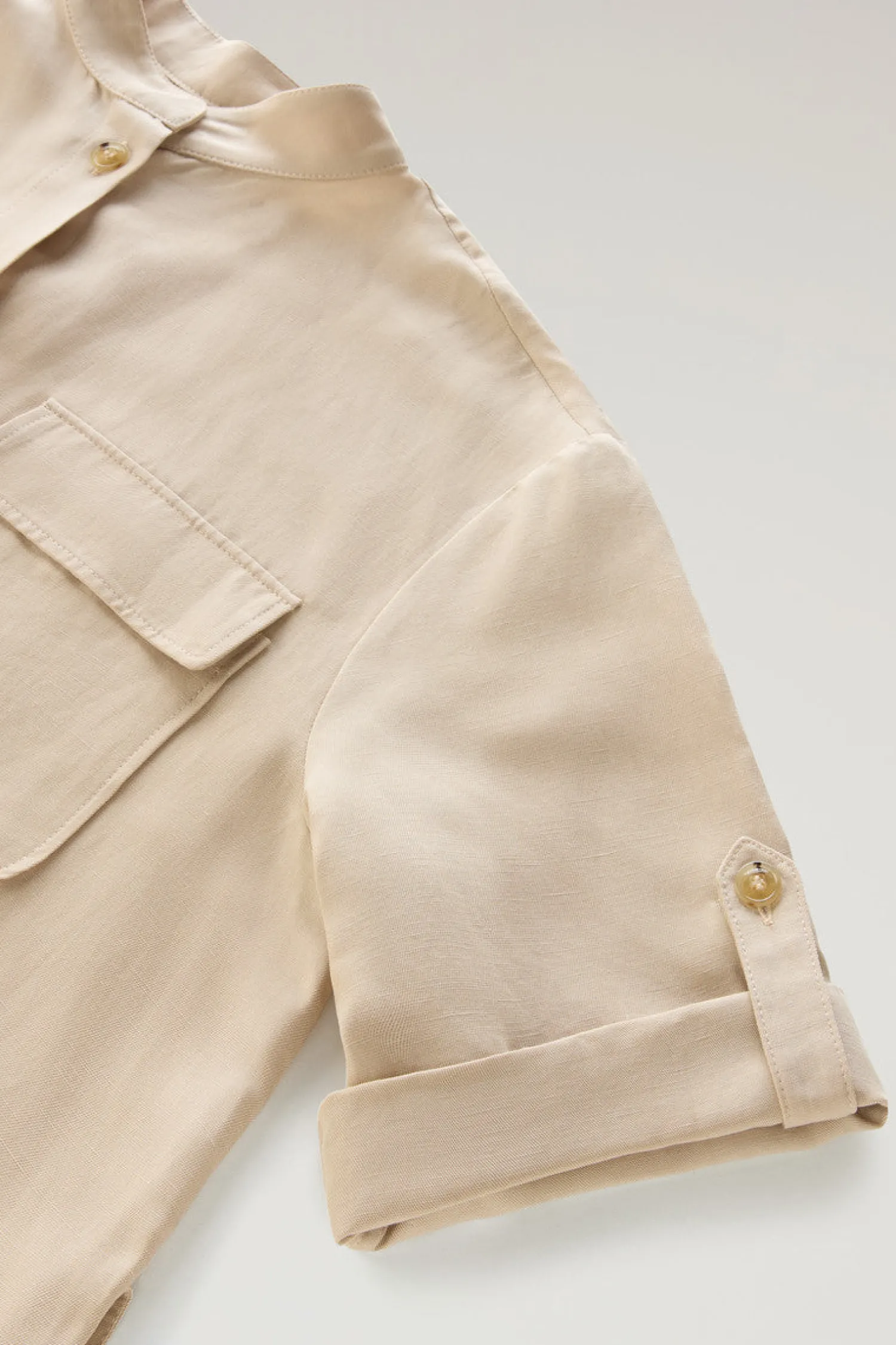Sale Vestito in Misto Viscosa e Lino / Donna Abiti