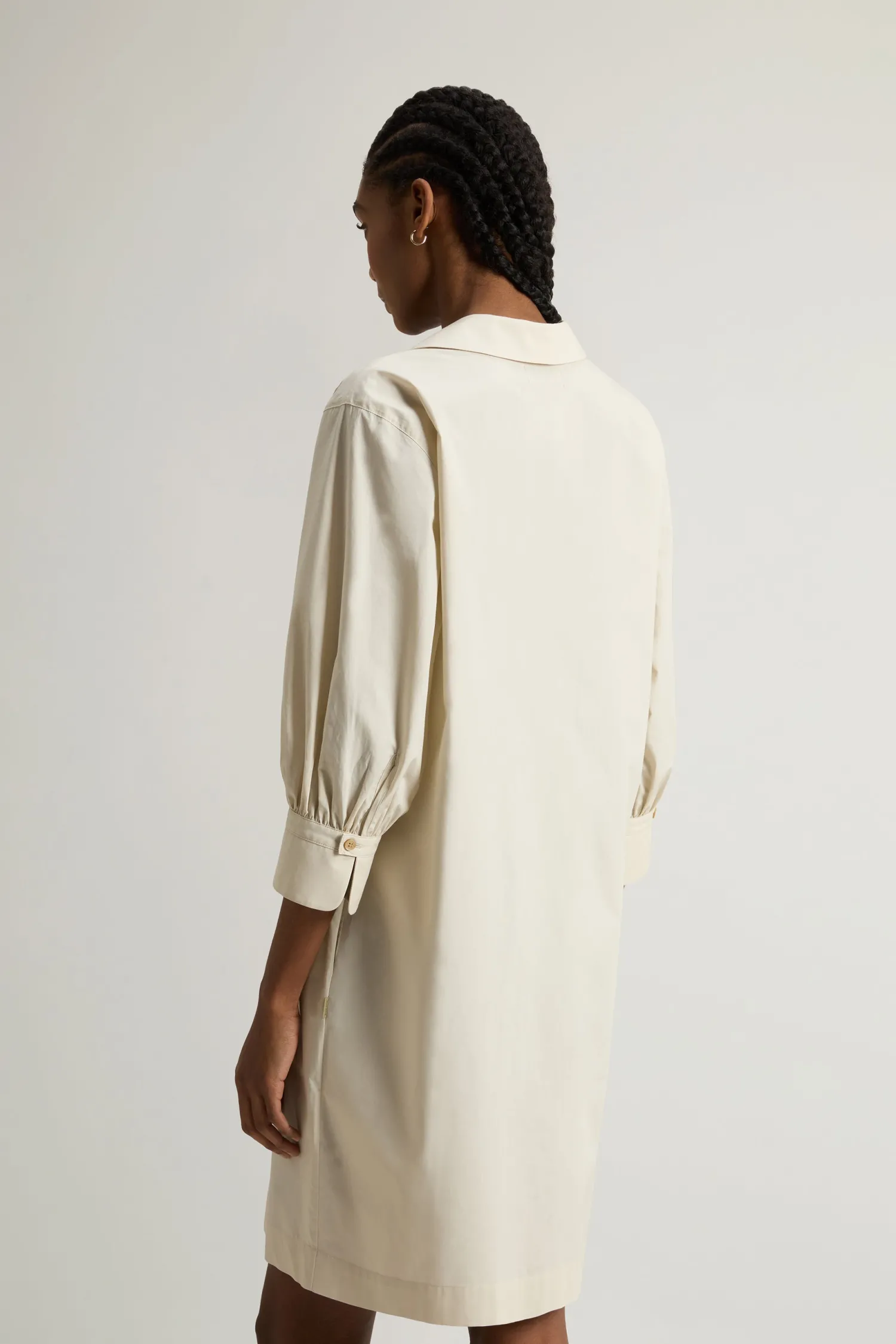 Hot Vestito in Popeline di Puro Cotone / Donna Abiti