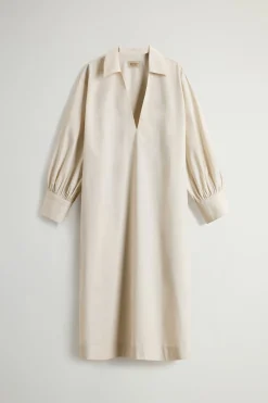 Hot Vestito in Popeline di Puro Cotone / Donna Abiti