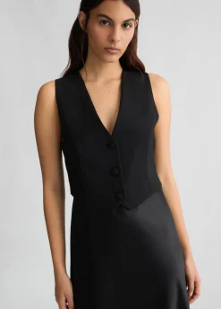 Hot Vestito Lungo con Gilet / Donna Abiti
