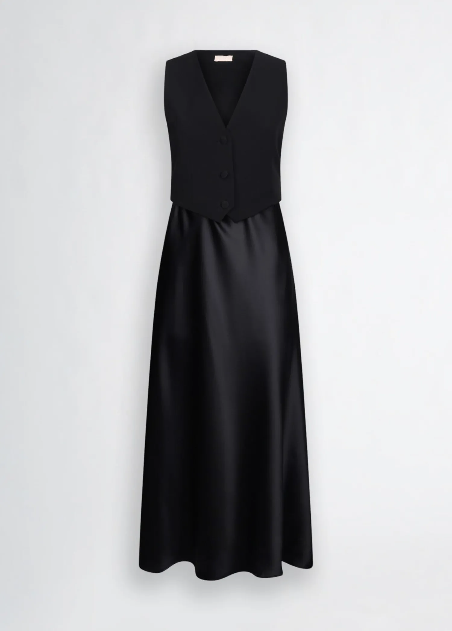 Hot Vestito Lungo con Gilet / Donna Abiti