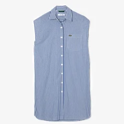 Clearance Vestito Senza Maniche in Popeline / Donna Abiti
