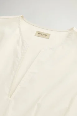 New Vestito Smanicato in Popeline di Cotone / Donna Abiti