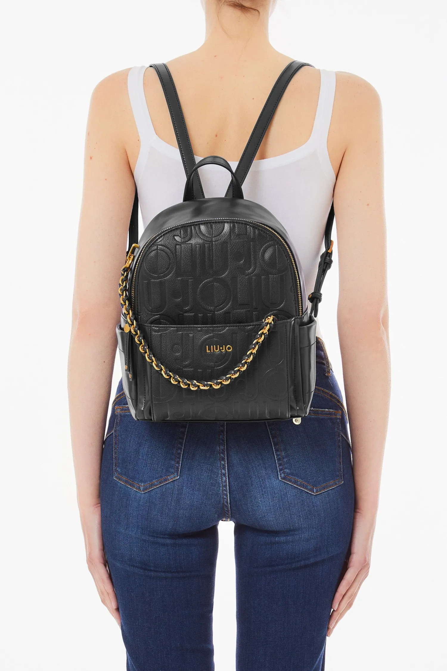Discount Zaino con Logo e Catena / Donna Zaini