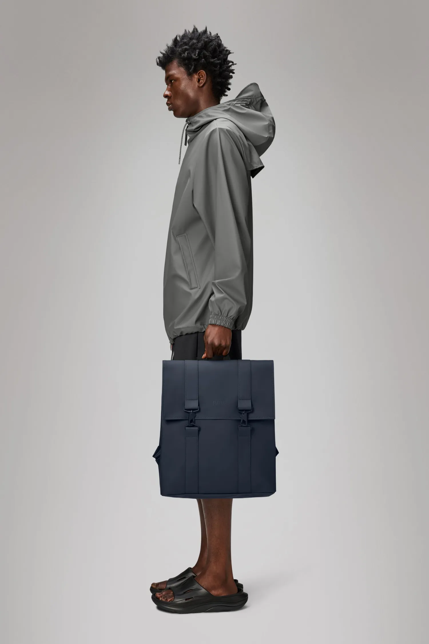 Outlet Zaino Msn con Doppia Fibbia / Uomo Zaini