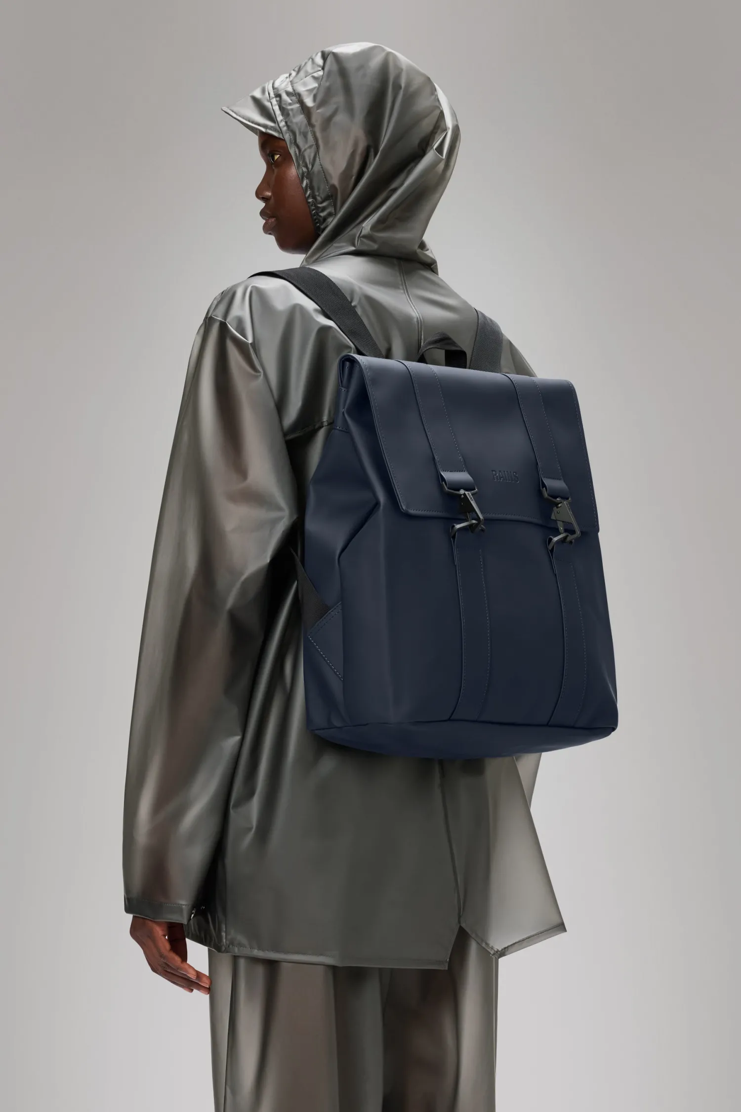 Outlet Zaino Msn con Doppia Fibbia / Uomo Zaini